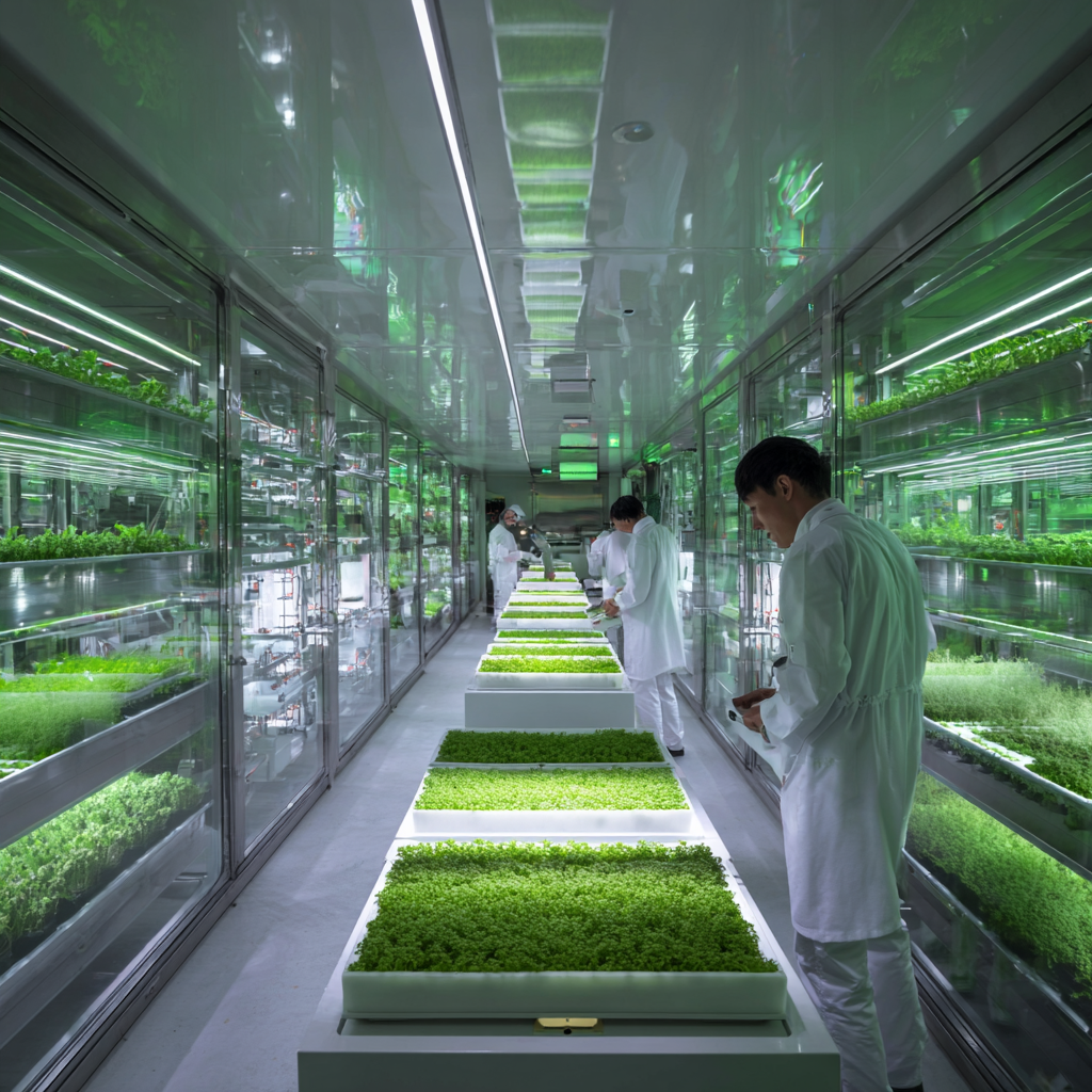 Aeroponic production facility