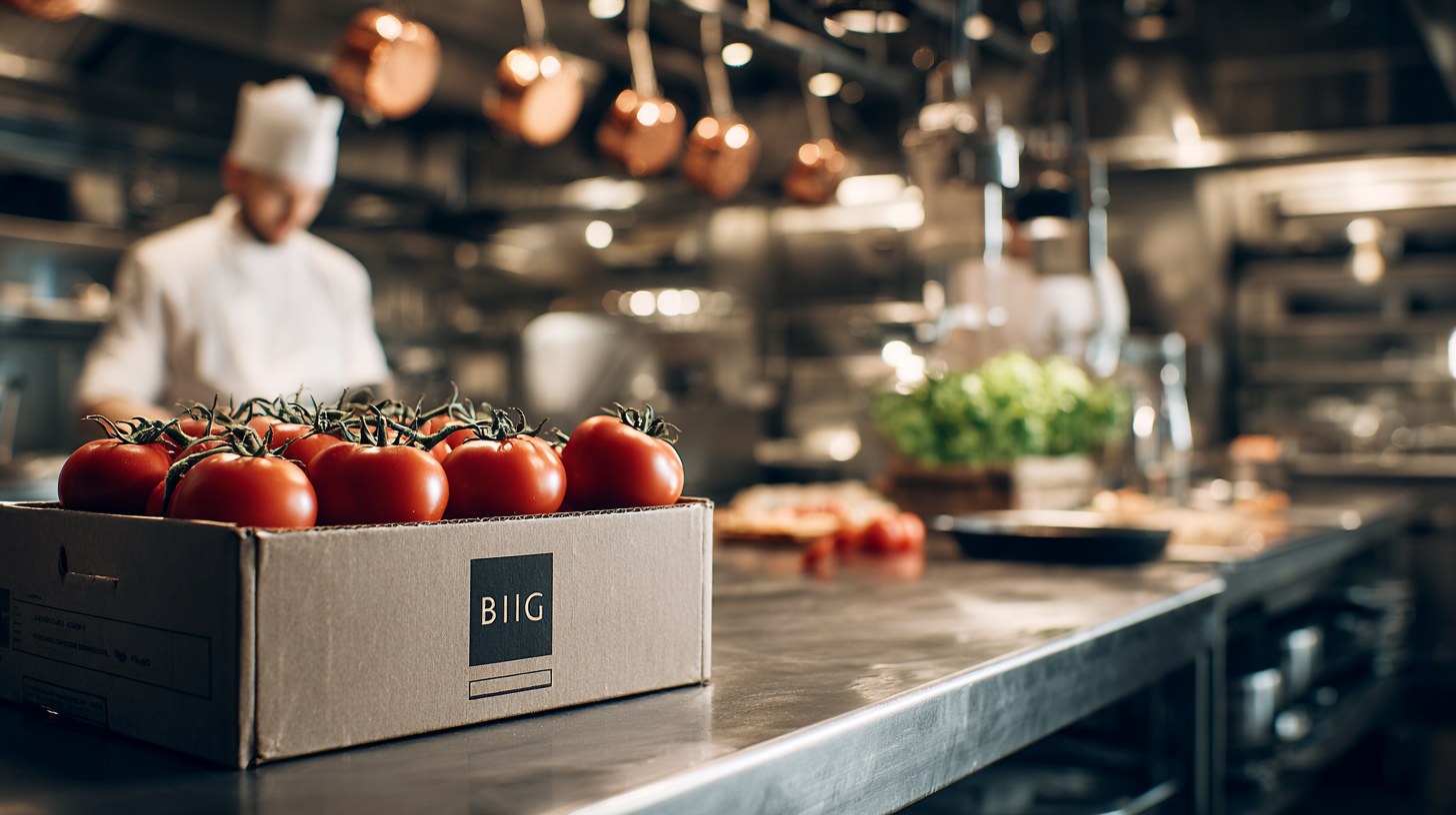 High-end restaurant kitchen